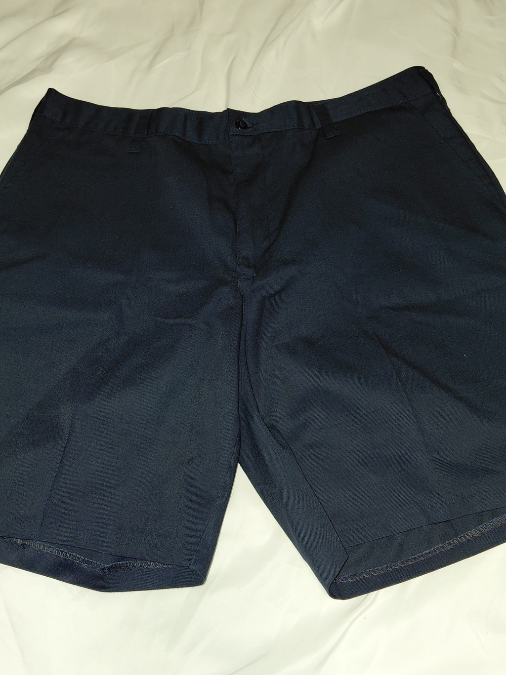 Men's Flat Front Navy Shorts — Classic Everyday Staple